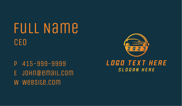 Car Automobile Vehicle Business Card Design Image Preview