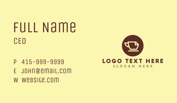 Office Coffee Cafe Business Card Design Image Preview