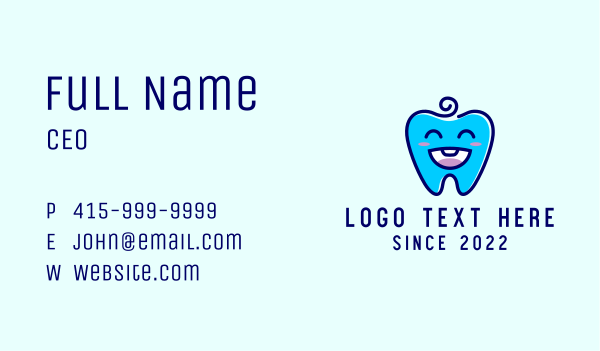 Baby Tooth Clinic Business Card Design Image Preview