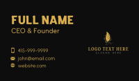 Writer Feather Quill Business Card Image Preview