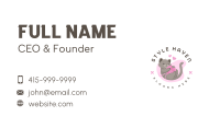 Craft Yarn Cat Business Card Image Preview