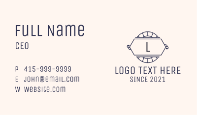 Furniture Store Signage Letter Business Card