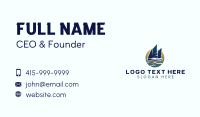 Yacht Sea Sailing Business Card Image Preview