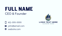 Yacht Sea Sailing Business Card Preview