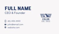 Blue Mountain Outdoor Camp  Business Card Image Preview