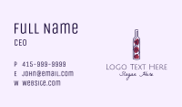 Artistic Wine Bottle Business Card Image Preview