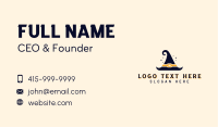 Witch Wizard Hat Business Card Image Preview