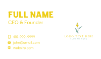 Tulip Flower Organic Business Card Preview