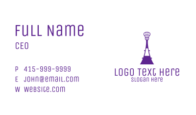 Lacrosse Tower Business Card Image Preview
