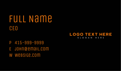 Generic Modern Business Business Card Image Preview