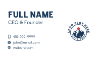 Summit Mountain Hiking Business Card Image Preview