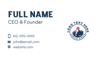 Summit Mountain Hiking Business Card Design