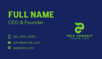 Green Tech Company  Business Card Image Preview