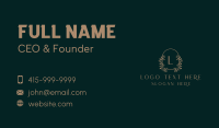 Bell Flower Arch Business Card Preview