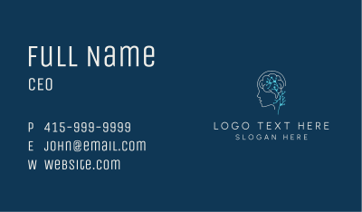 Human Brain Psychology Business Card Image Preview