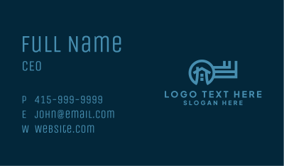 Blue Key Realty Business Card Image Preview