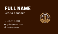 Barber Blade Grooming Business Card Image Preview