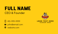 Hot Dog Sausage Meal Business Card Design