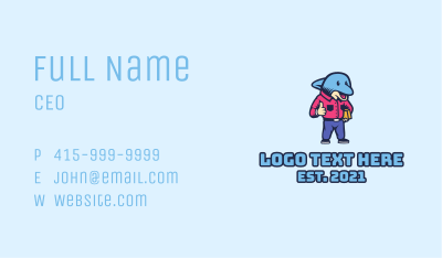 Dolphin Delivery Employee Business Card Image Preview