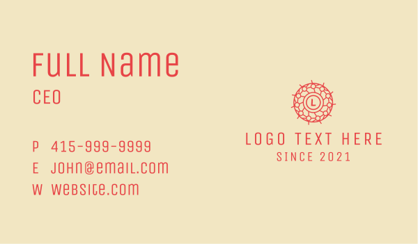 Minimalist Studio Letter  Business Card Design Image Preview