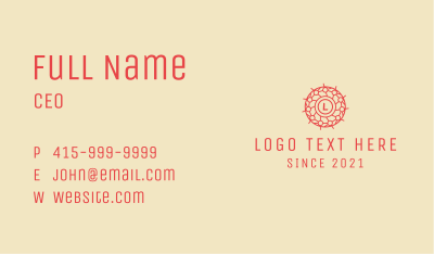 Minimalist Studio Letter  Business Card Image Preview