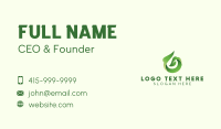 Herbal Tea Shop Business Card Image Preview