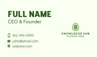 Green Energy Battery Egg Business Card Image Preview