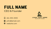 Mining Excavator Heavy Equipment Business Card Design