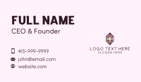 Crystal Jewelry Boutique Business Card Design