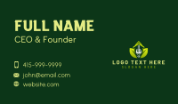 Fork Leaf Restaurant Business Card Preview