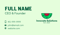 Fresh Watermelon Slice  Business Card Image Preview