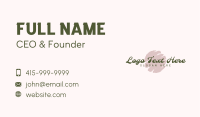 Feminine Beauty Makeup Wordmark Business Card Image Preview