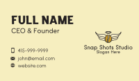 Angel Wings Coffee  Business Card Image Preview