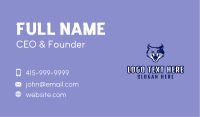 Wild Cat Mascot  Business Card Image Preview
