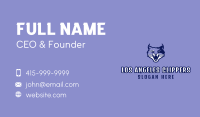 Wild Cat Mascot  Business Card Image Preview