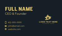 Entertainment Agency Star Business Card Design