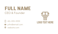 Brown Justice Law Business Card Image Preview