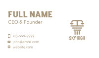 Brown Justice Law Business Card Image Preview