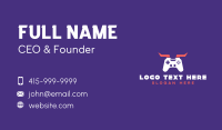 Horned Game Controller Business Card Preview