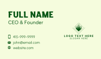 Green Diamond Grass  Business Card Preview