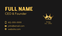 Golden Crown House Business Card Image Preview
