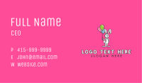 Balloon Rabbit Mascot  Business Card Image Preview