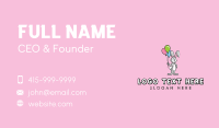 Balloon Rabbit Mascot  Business Card Image Preview