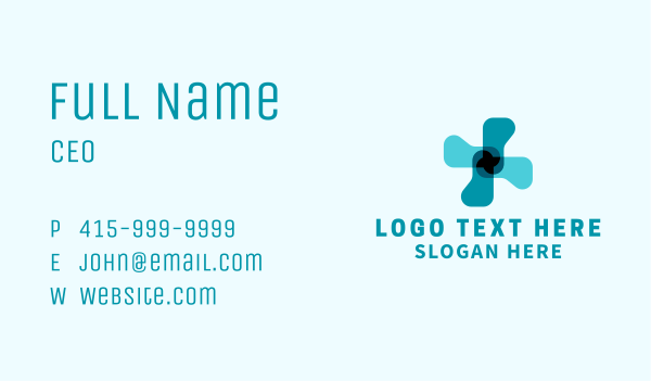 Wind Propeller Fan  Business Card Design Image Preview