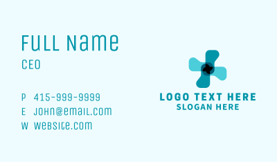Wind Propeller Fan  Business Card Image Preview