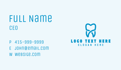 Dental Molar Tooth  Business Card Image Preview