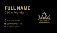 Luxury Royal Event Business Card Image Preview