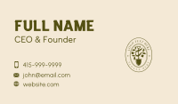 Shovel Leaf Garden Business Card Design