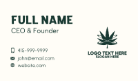 Cannabis Orbit Business Card Image Preview