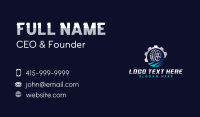 Wheel Garage Mechanic Business Card Preview